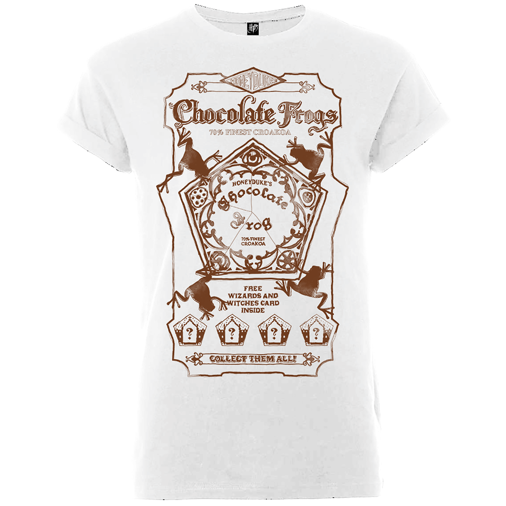 Harry Potter Honeydukes Chocolate Frogs Frauen T-Shirt - Weiß - S Bild 1