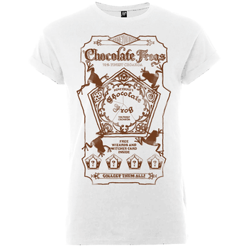 Harry Potter Honeydukes Chocolate Frogs Frauen T-Shirt - Weiß