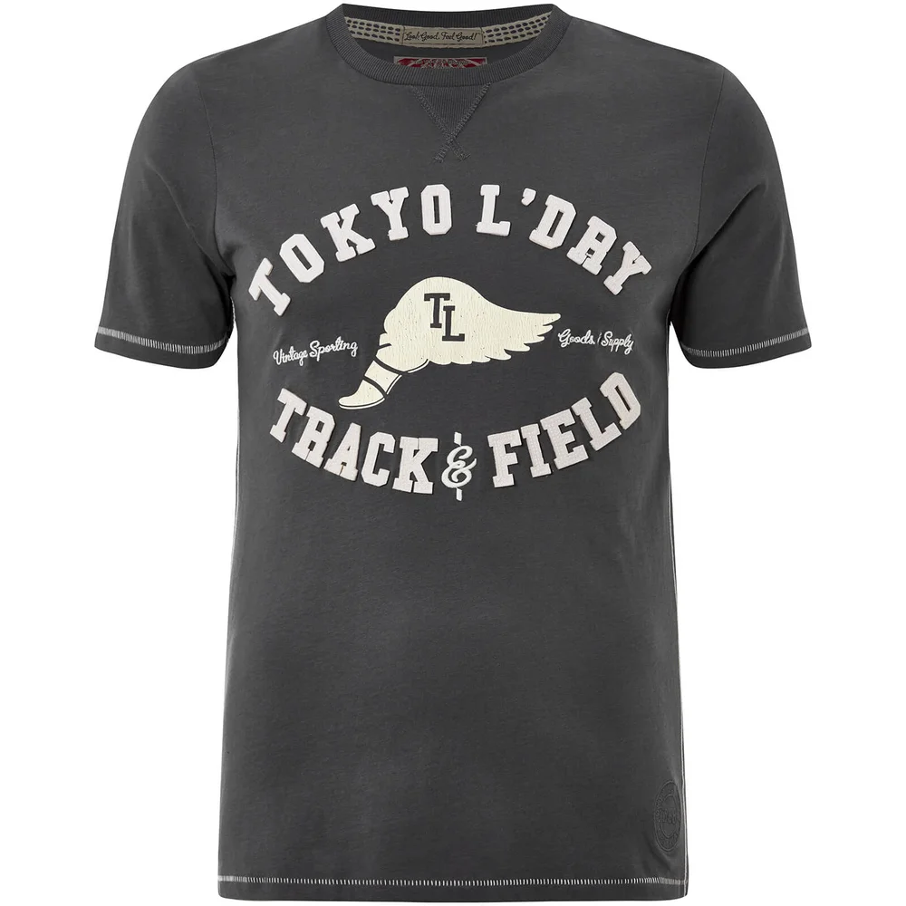 Tokyo Laundry Men's Springfield T-Shirt - Slate - S - Grau Bild 1