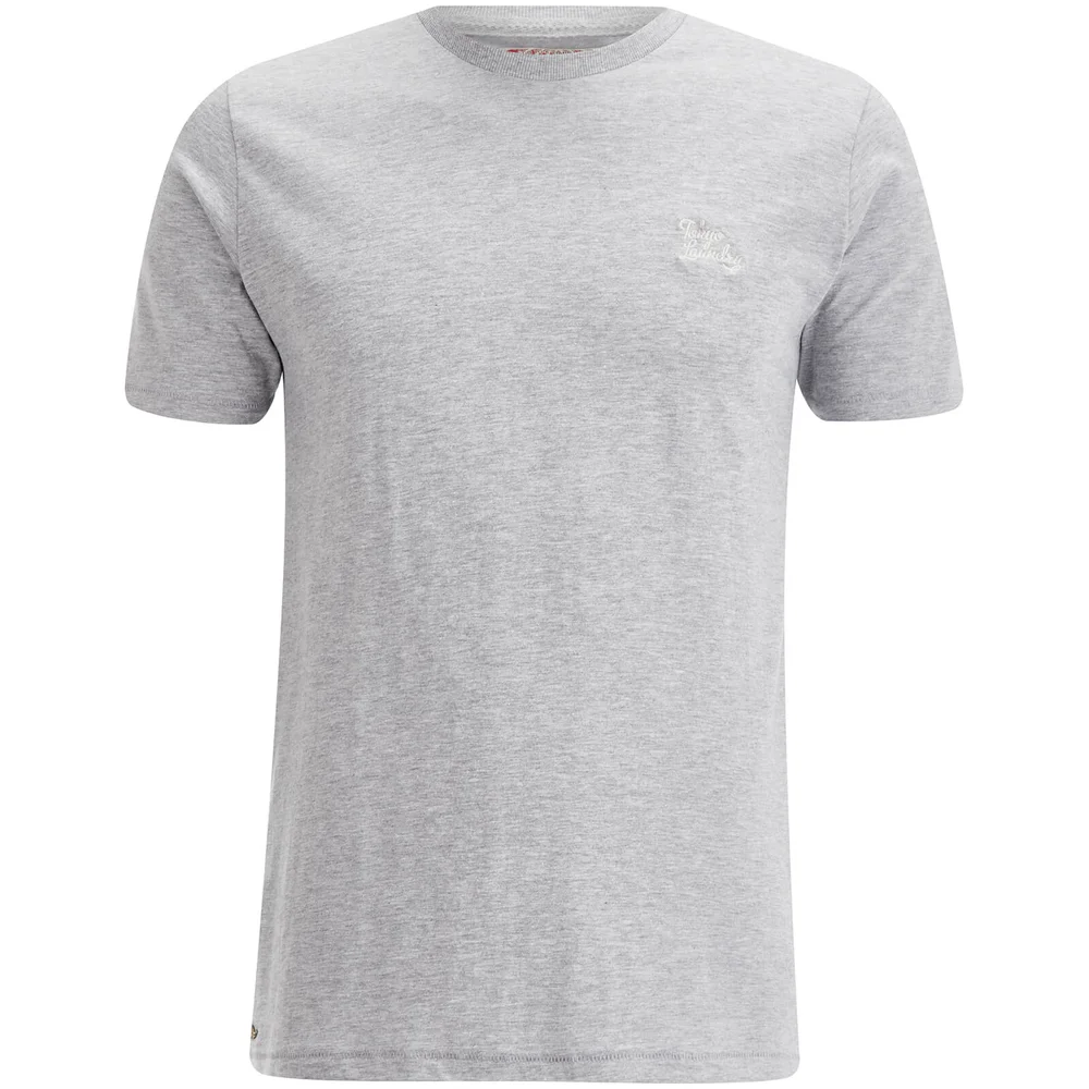 Tokyo Laundry Men's Montecarlo T-Shirt - Light Grey Marl - S - Grau Bild 1