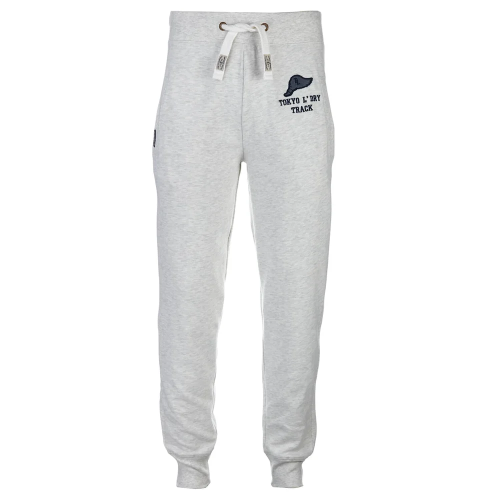 Tokyo Laundry Men's Hollow Sweatpants - Heather Grey Marl - S - Grau Bild 1