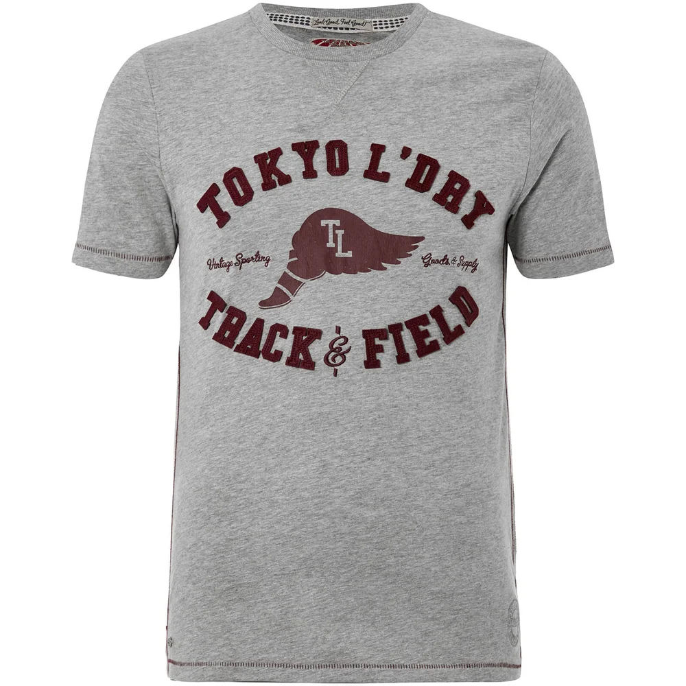 Tokyo Laundry Men's Springfield T-Shirt - Light Grey Marl - S Bild 1