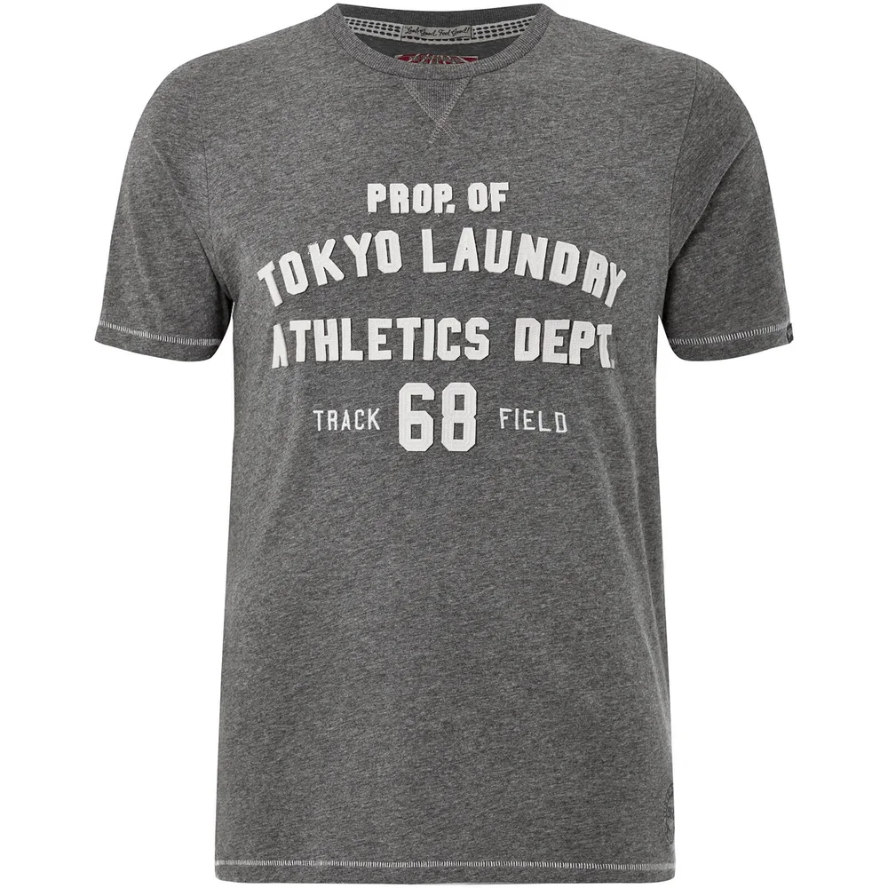 Tokyo Laundry Men's Henryville T-Shirt - Mid Grey Marl - S Bild 1