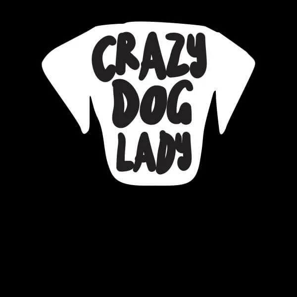 Crazy Dog Lady Women's T-Shirt - Black