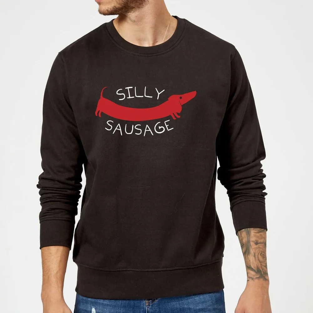Silly Sausage Sweatshirt - Black - S - Schwarz Bild 1