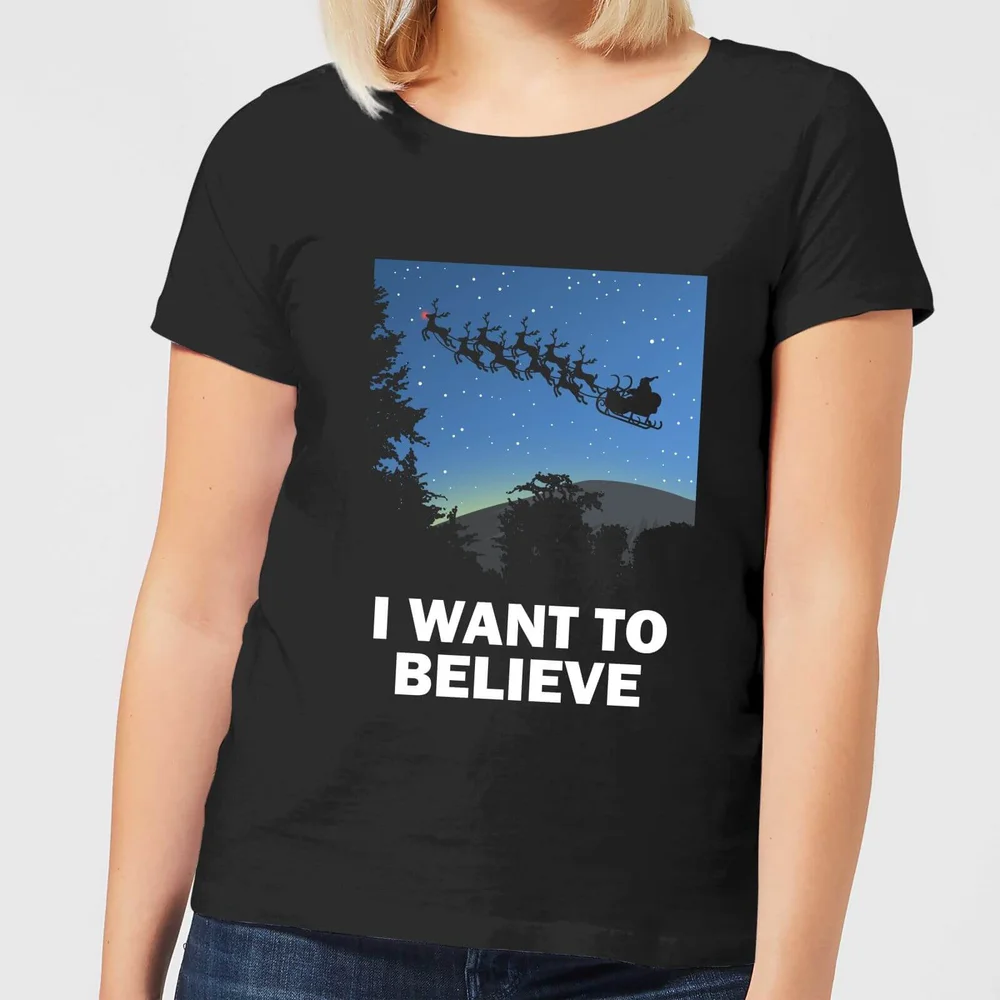 I Want To Believe Women's T-Shirt - Black - 3XL Bild 1