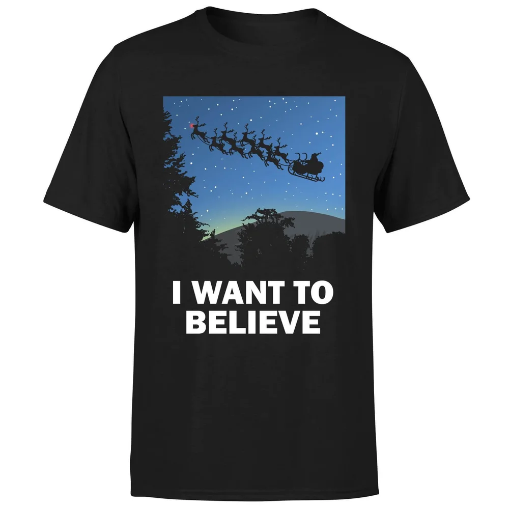I Want To Believe T-Shirt - Black - 3XL Bild 1