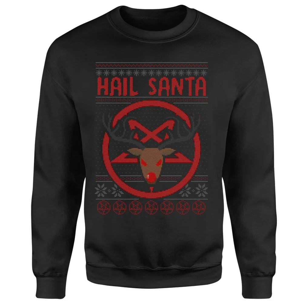 Hail Santa Sweatshirt - Schwarz - S Bild 1