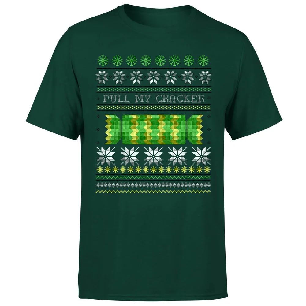 Pull My Cracker T-Shirt - Forest Green - S - Waldgrün Bild 1