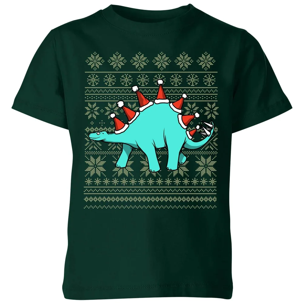 Stegosantahats Kids' T-Shirt - Forest Green - 3-4 Jahre - Waldgrün Bild 1