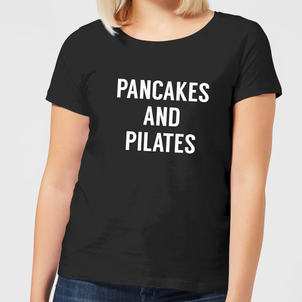 Pancakes and Pilates Women's T-Shirt - Black - 3XL Bild 1