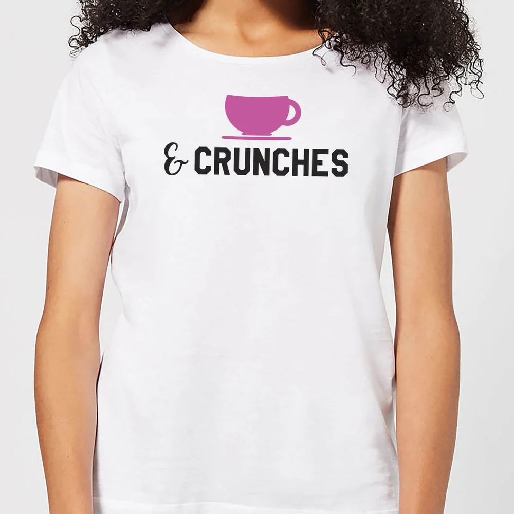 Coffee and Crunches Women's T-Shirt - White - S - Weiß Bild 1
