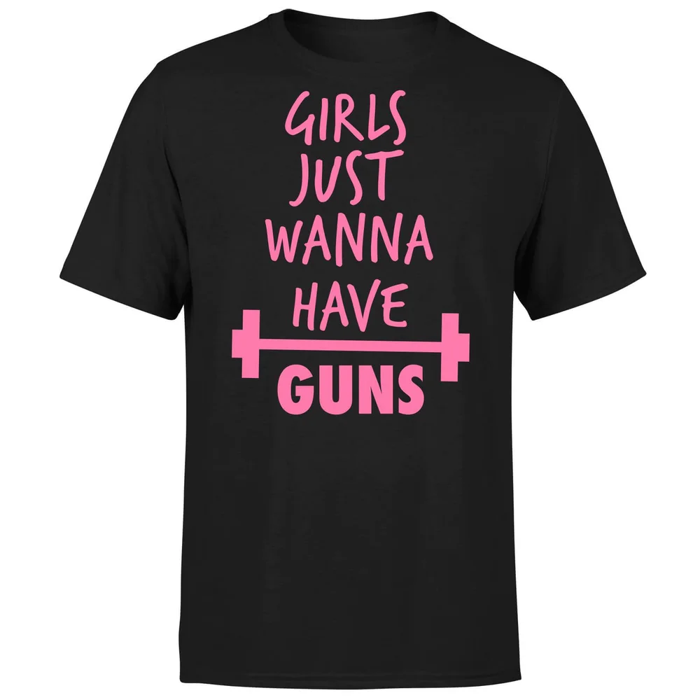 Girls Just Wanna have Guns T-Shirt - Black - S - Schwarz Bild 1