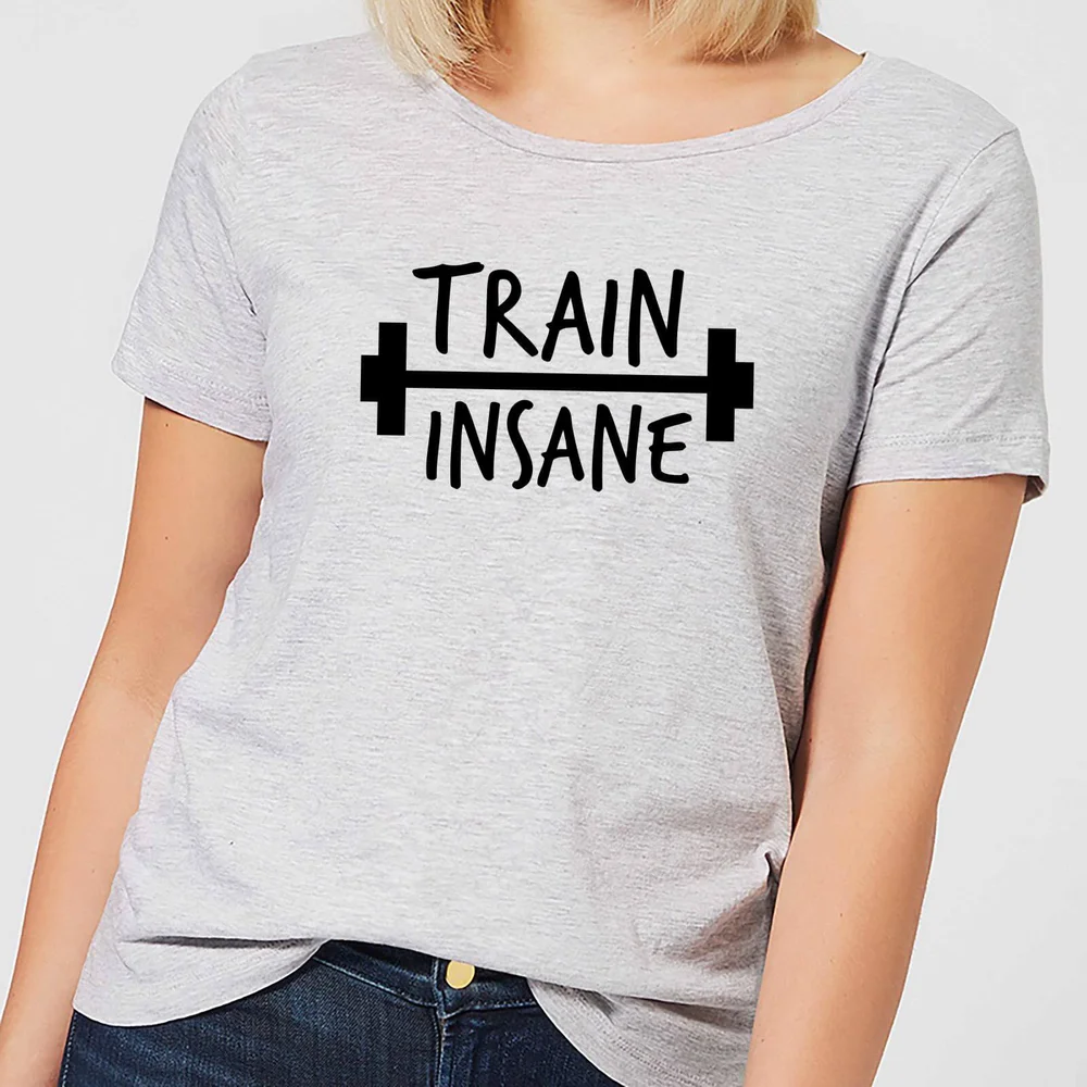 Train Insane Women's T-Shirt - Grau - S - Grau Bild 1