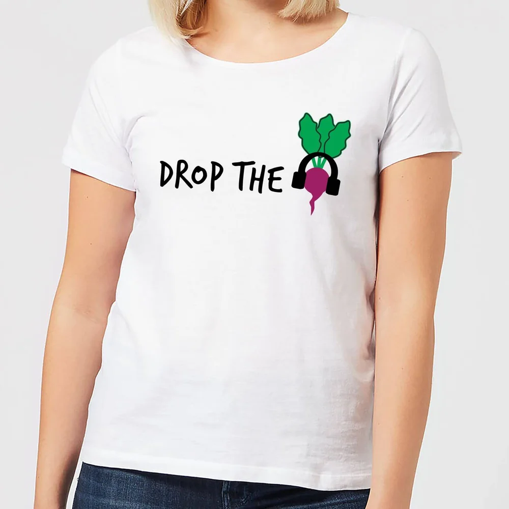 Drop the Beet Women's T-Shirt - White - S - Weiß Bild 1