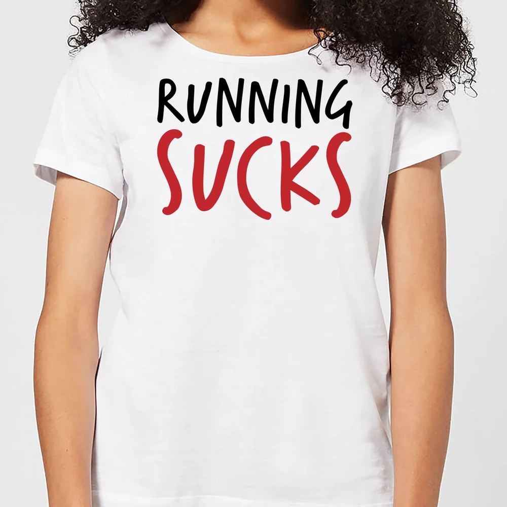 Running Sucks Women's T-Shirt - White - S - Weiß Bild 1