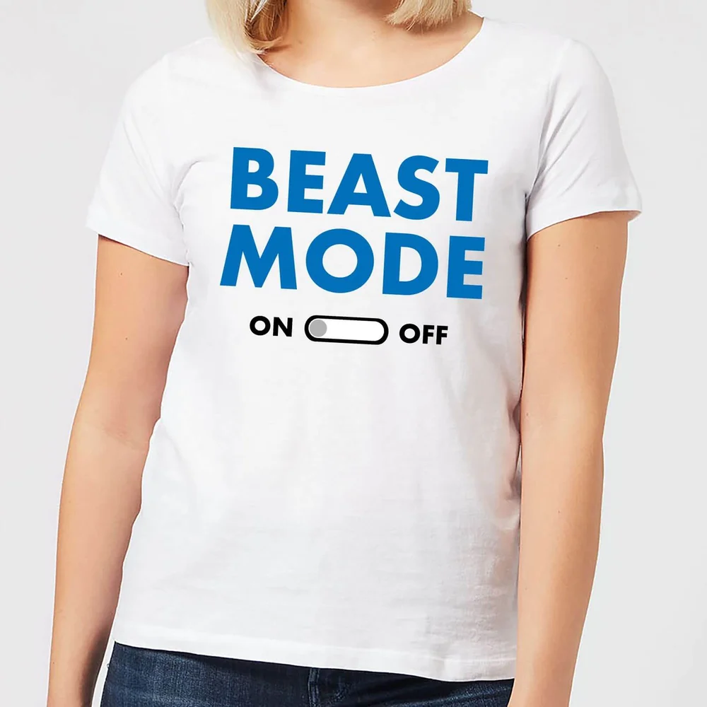 Beast Mode On Women's T-Shirt - White - S - Weiß Bild 1
