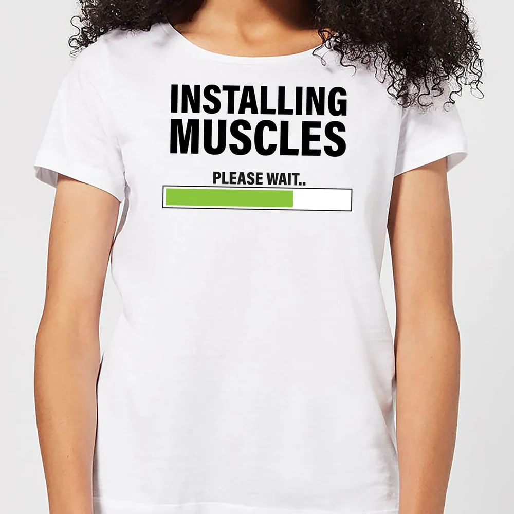 Installing Muscles Women's T-Shirt - White - S - Weiß Bild 1
