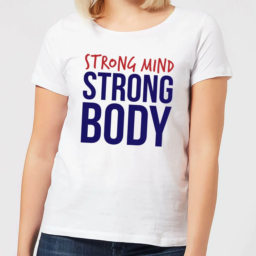Strong Mind Strong Body Women's T-Shirt - White - S - Weiß Bild 1