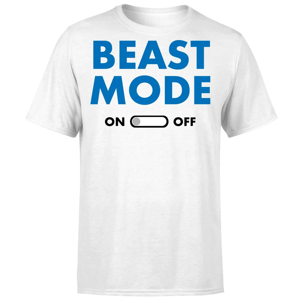 Beast Mode On T-Shirt - White - S - Weiß Bild 1