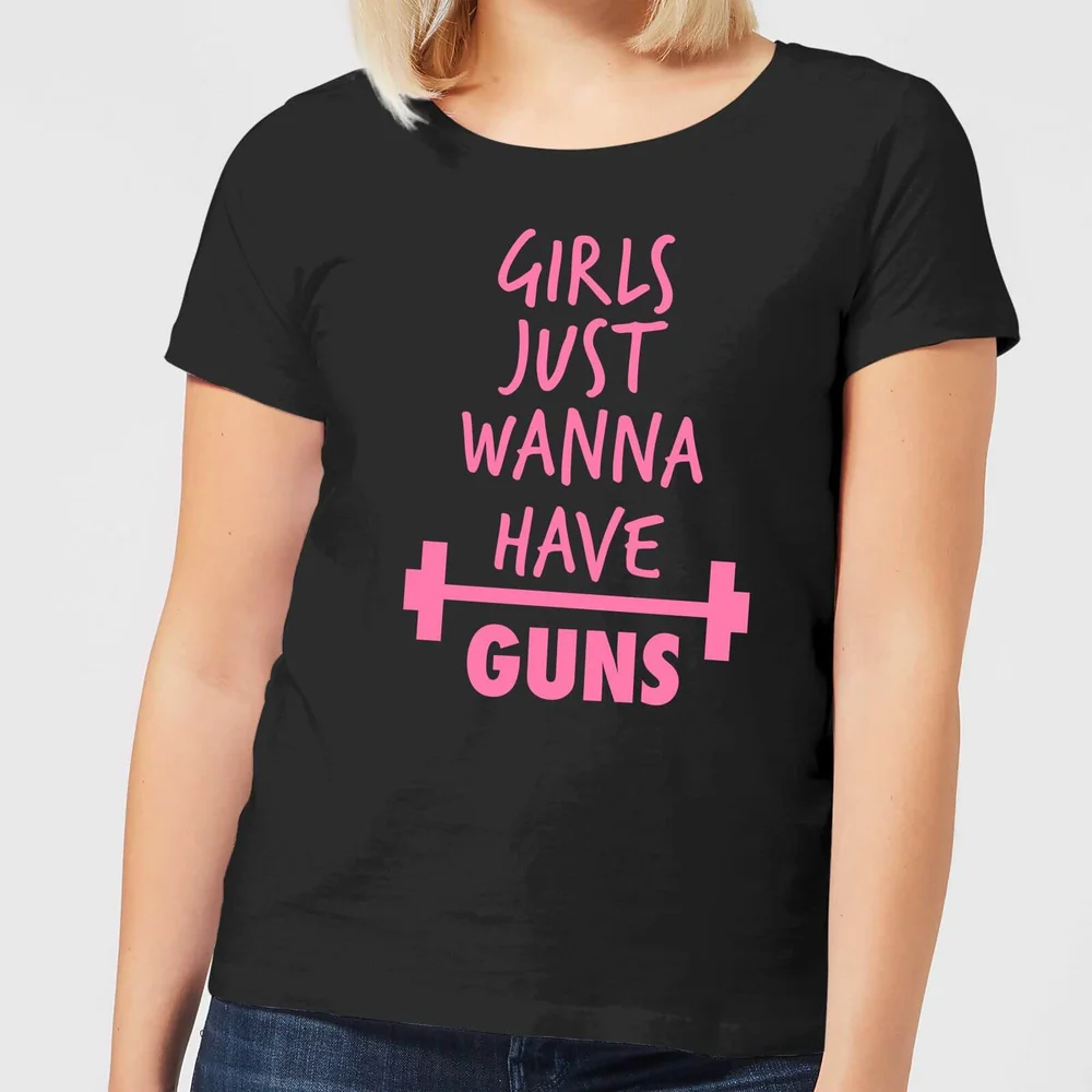 Girls Just Wanna have Guns Women's T-Shirt - Black - 3XL Bild 1