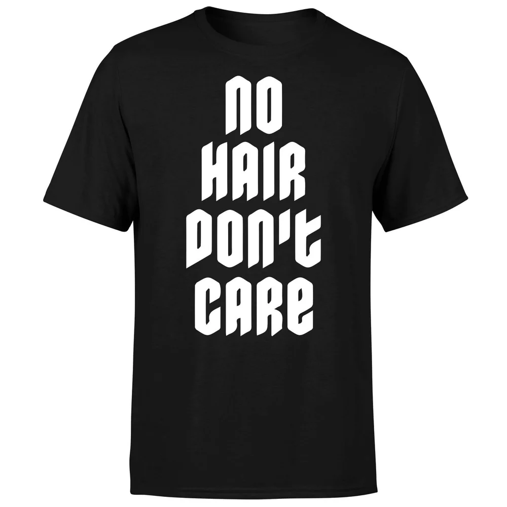 No Hair Dont Care T-Shirt - Black - S - Schwarz Bild 1