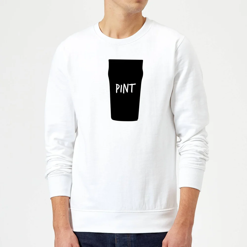 Full Pint Sweatshirt - White - S - Weiß Bild 1