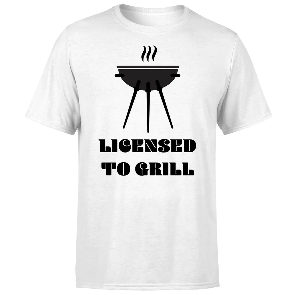 Licensed to Grill T-Shirt - White - S - Weiß Bild 1