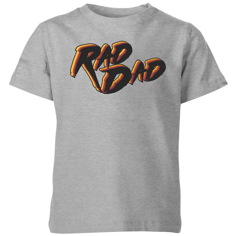 Rad Dad Kids' T-Shirt - Grey - 3-4 Jahre - Grau Bild 1