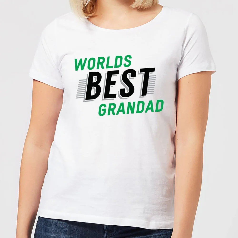 Worlds Best Grandad Women's T-Shirt - White - S - Weiß Bild 1