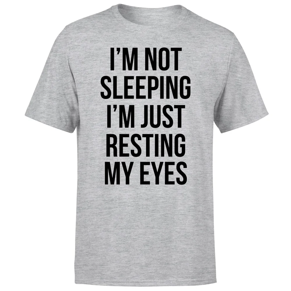 Im not Sleeping Im Resting my Eyes T-Shirt - Grey - S Bild 1