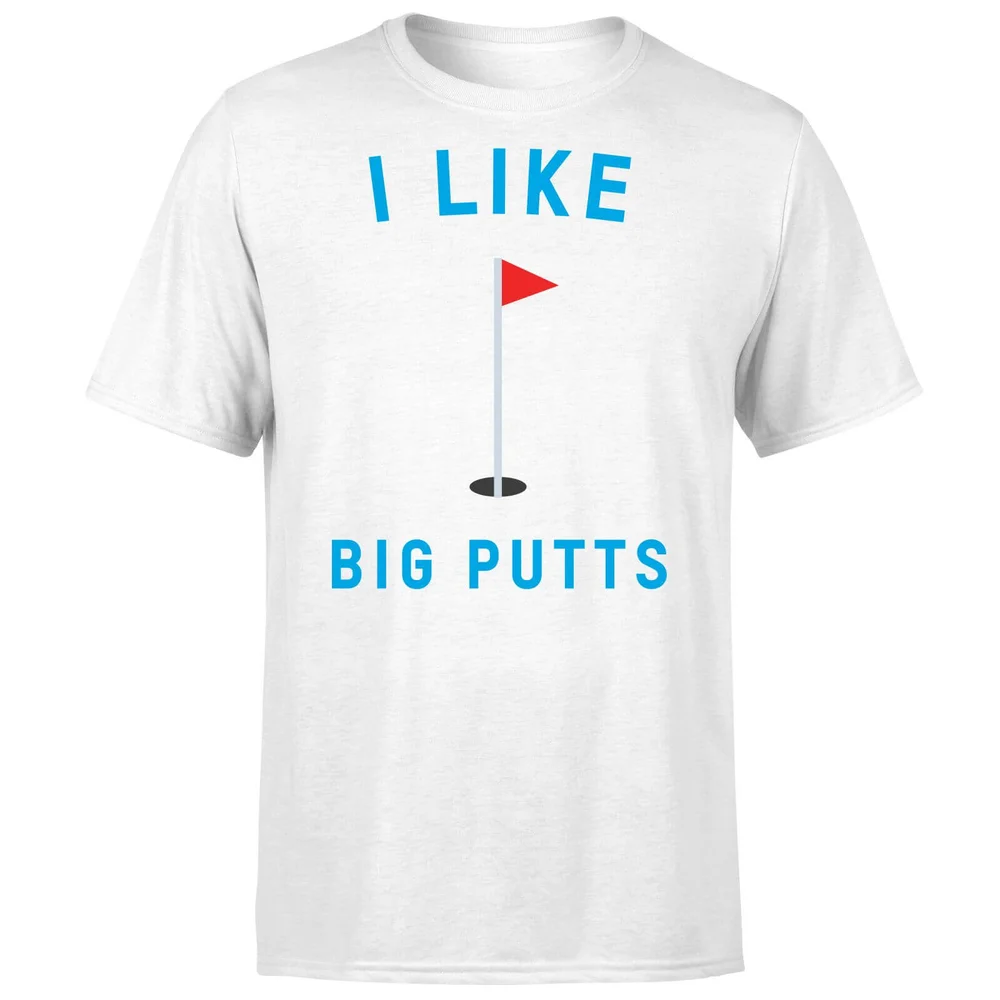 I Like Big Putts T-Shirt - White - S - Weiß Bild 1