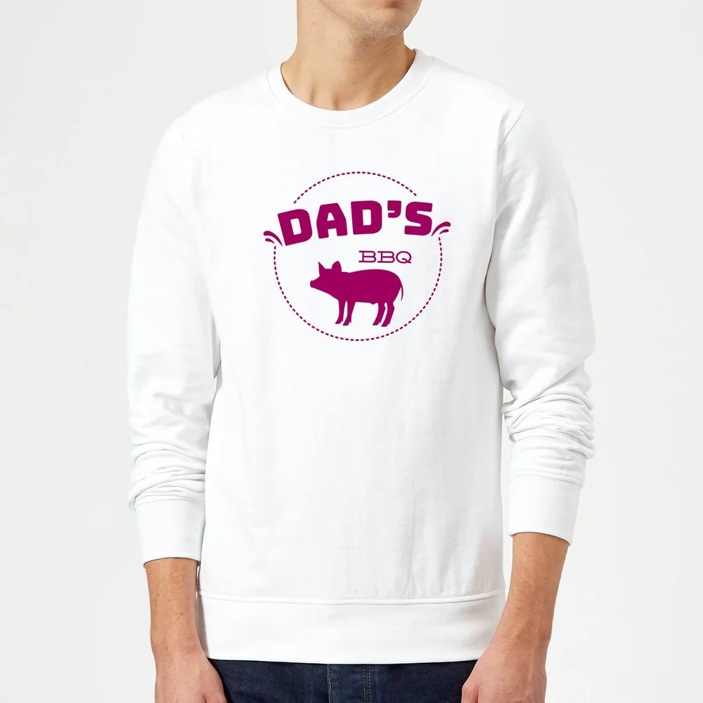 Dads BBQ Sweatshirt - White - S - Weiß Bild 1