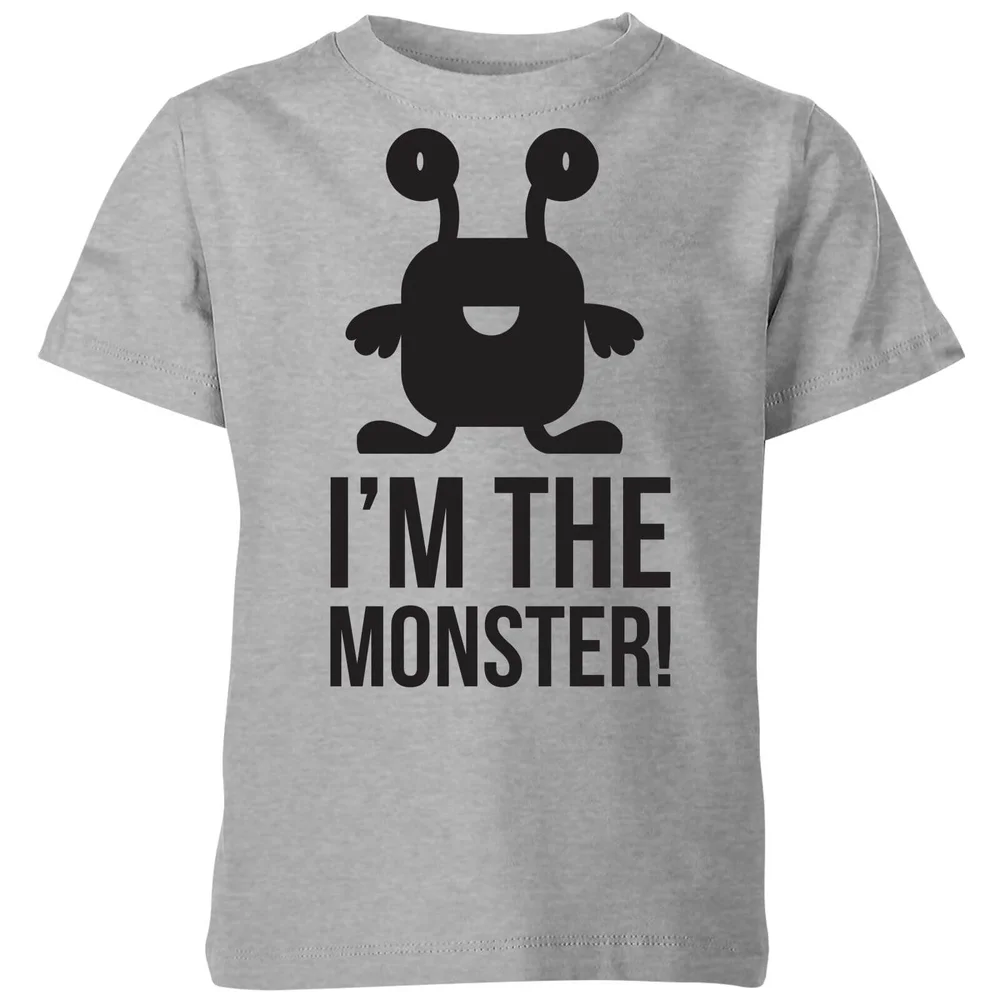 My Little Rascal I'm the Monster Kids' T-Shirt - Grey - 3-4 Jahre - Grau Bild 1