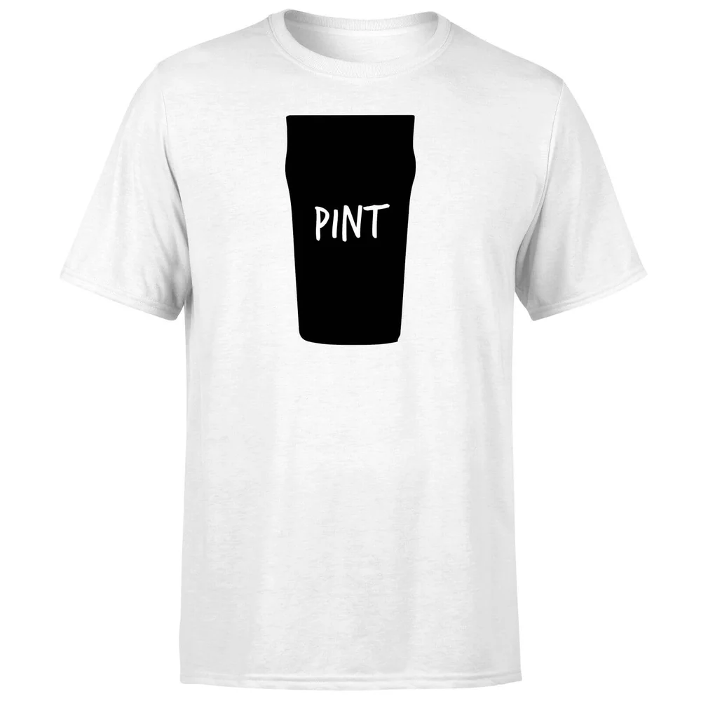 Full Pint T-Shirt - White - S - Weiß Bild 1