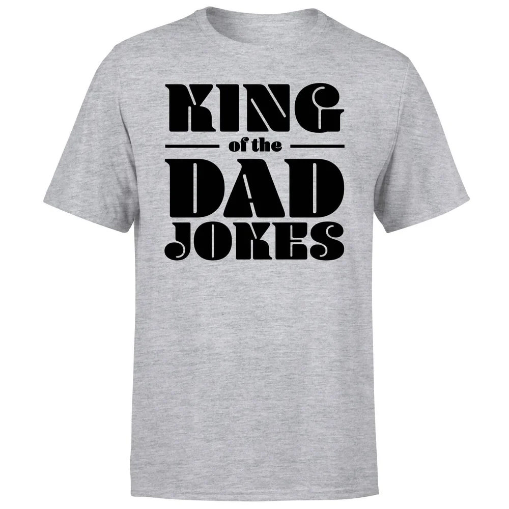 King of the Dad Jokes T-Shirt - Grey - S - Grau Bild 1