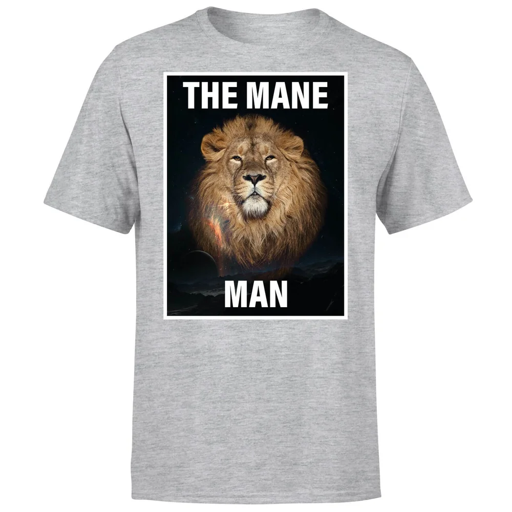 The Mane Man T-Shirt - Grey - S - Grau Bild 1