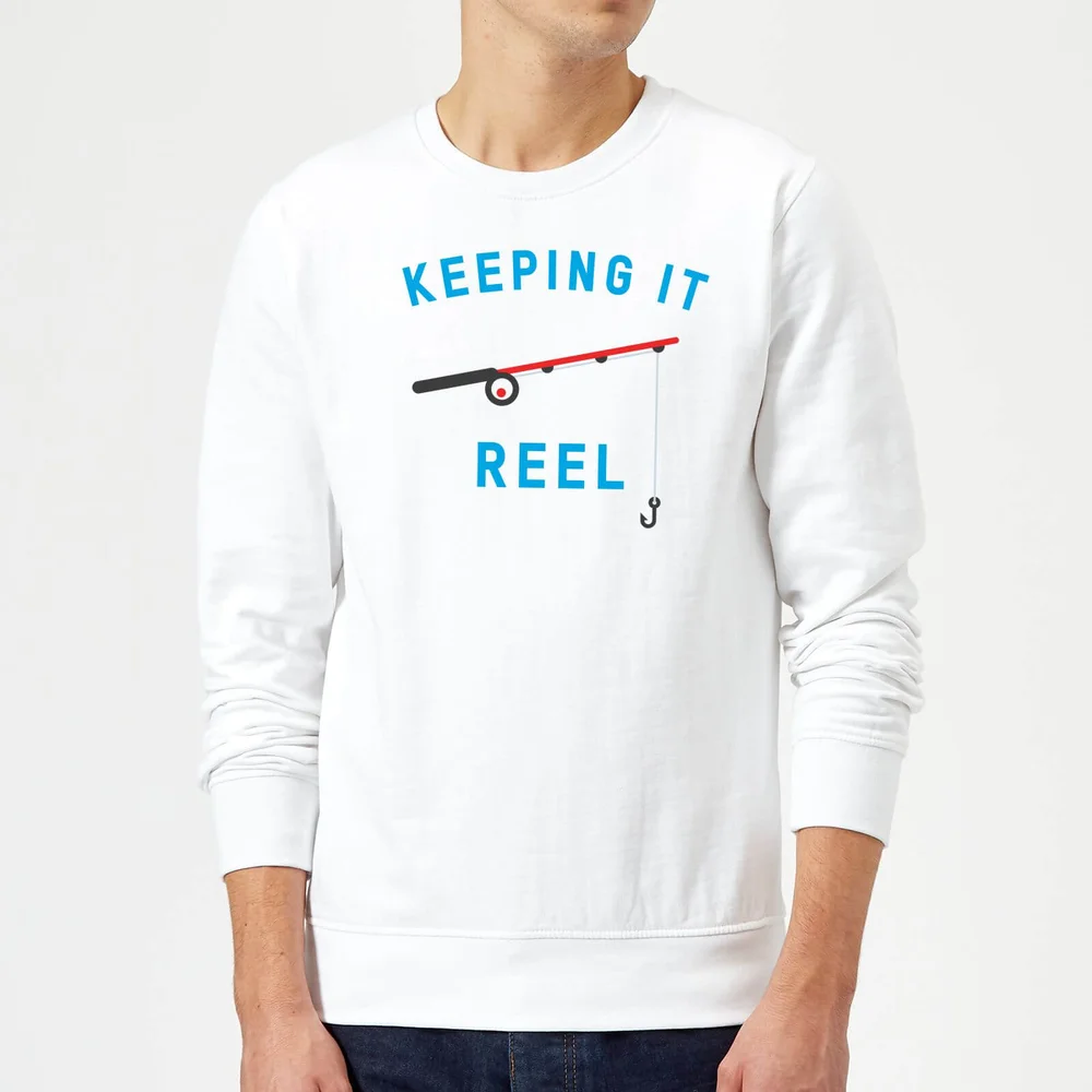 Keeping it Reel Sweatshirt - White - S - Weiß Bild 1