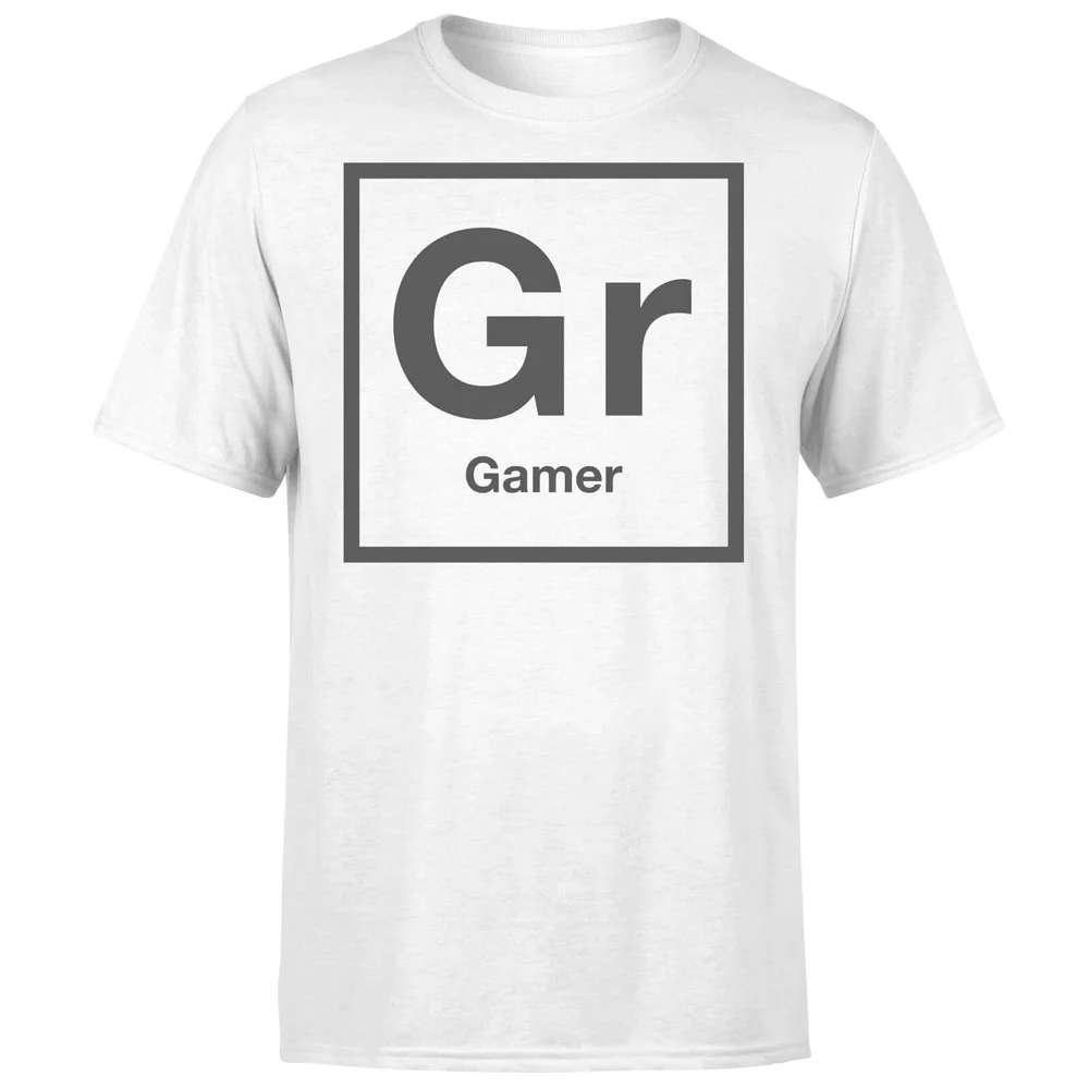 Periodic Gamer T-Shirt - White - S - Weiß Bild 1