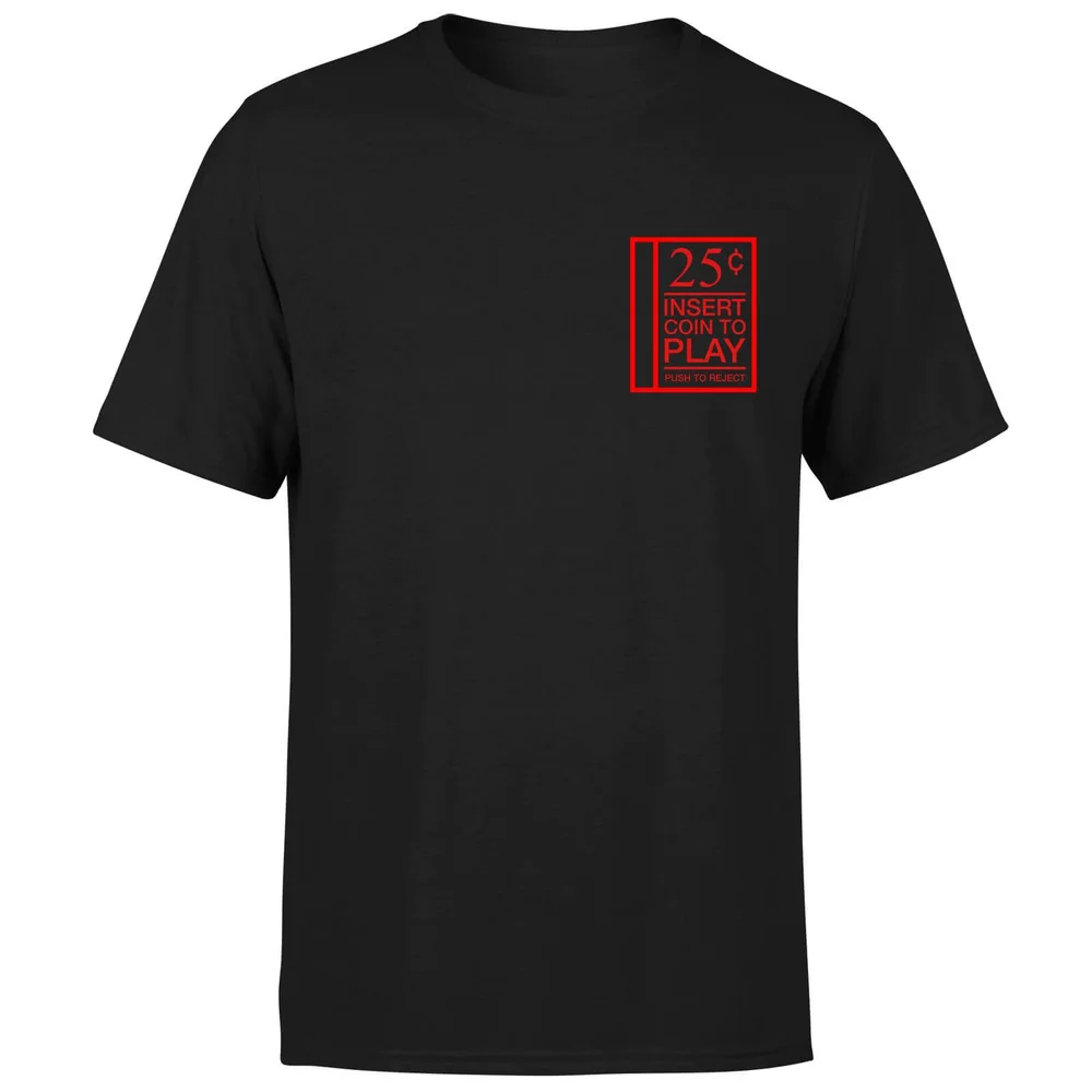 Insert Coint to Play T-Shirt - Black - S - Schwarz Bild 1