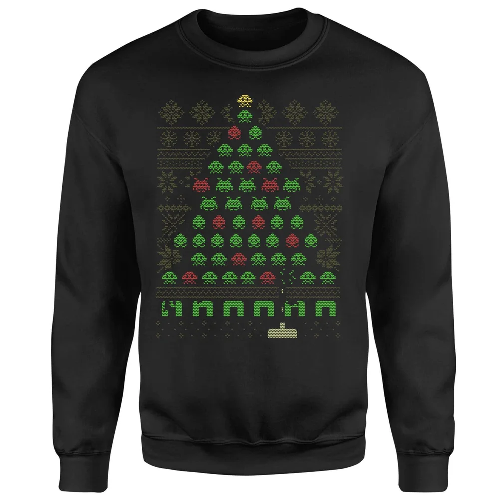 Invaders From Space Sweatshirt - Black - S Bild 1