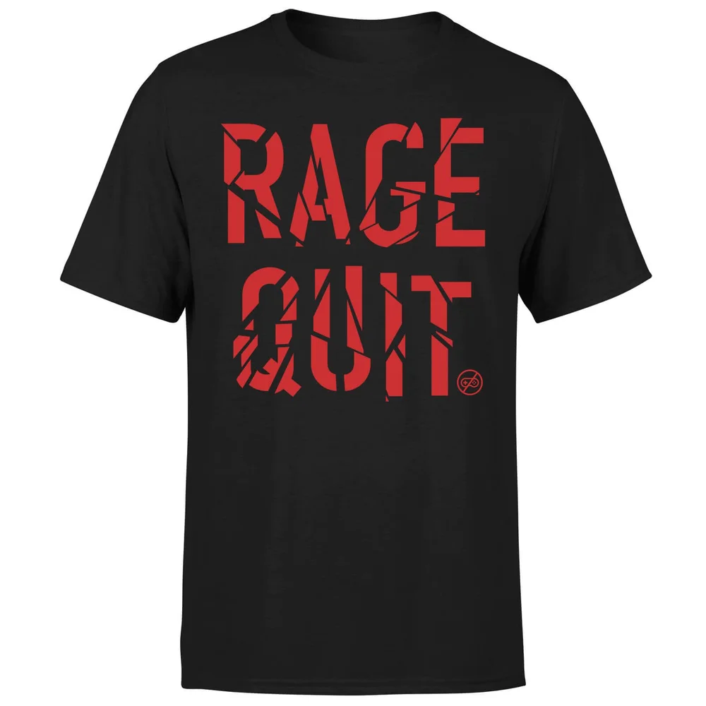 Rage Quit T-Shirt - Black - S - Schwarz Bild 1