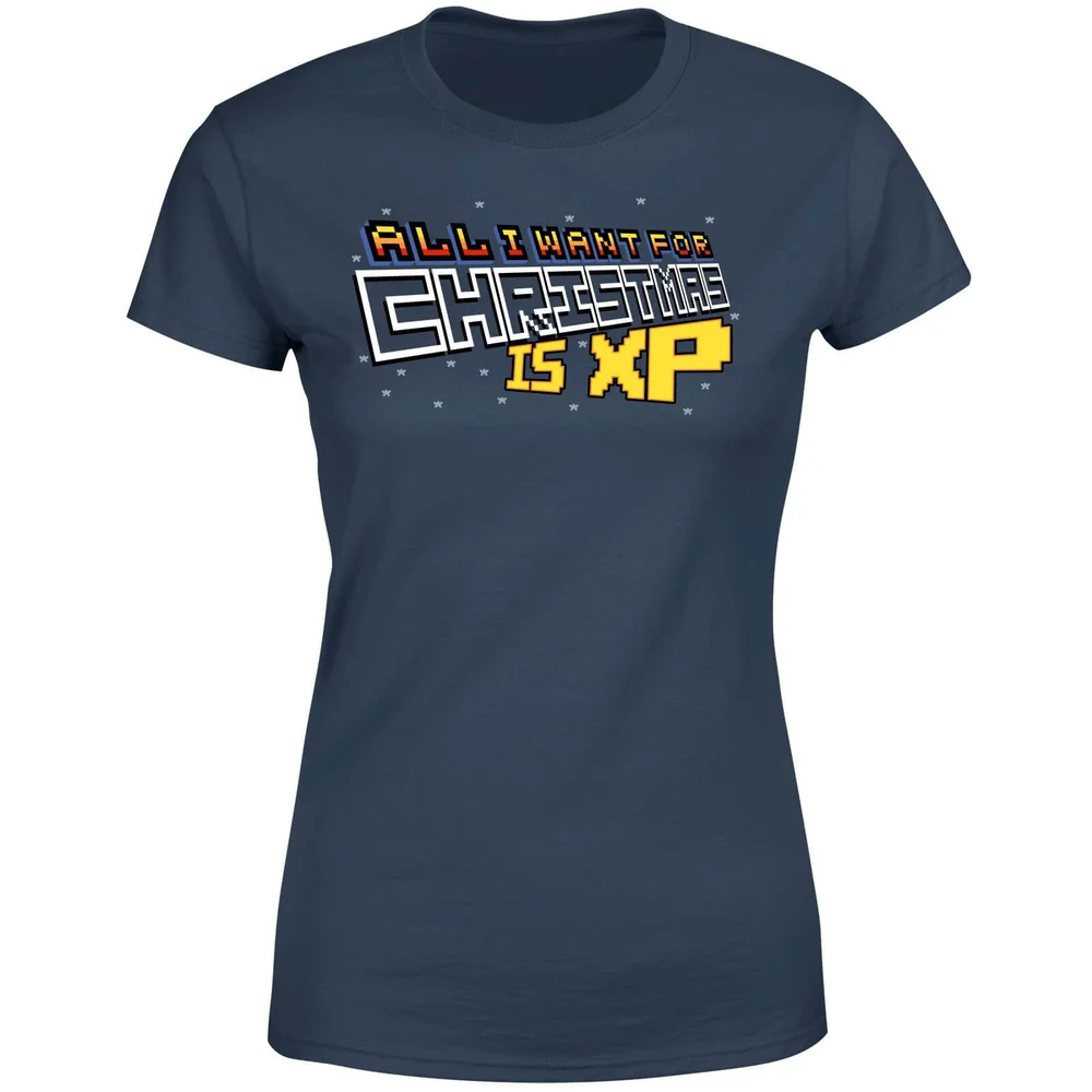 All I Want For Xmas Is XP Women's T-Shirt - Navy - S - Marineblau Bild 1