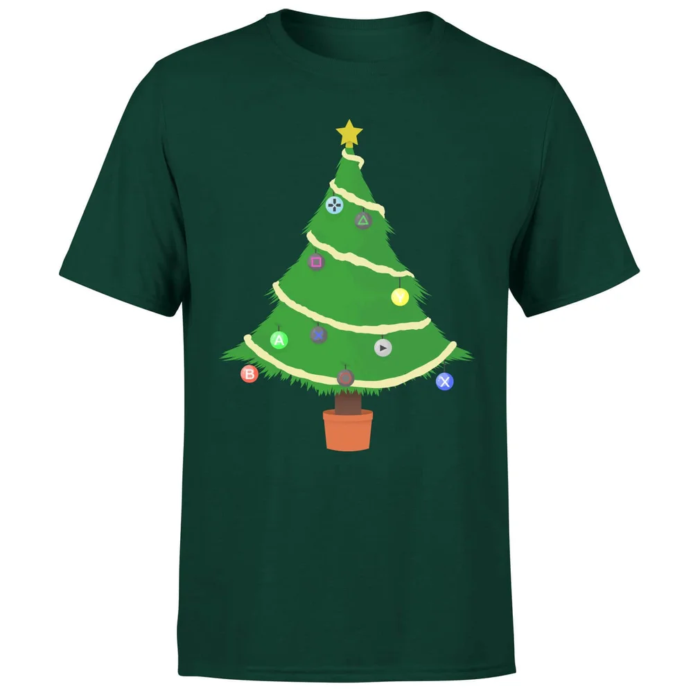 Buttons Tree T-Shirt - Forest Green - S - Waldgrün Bild 1
