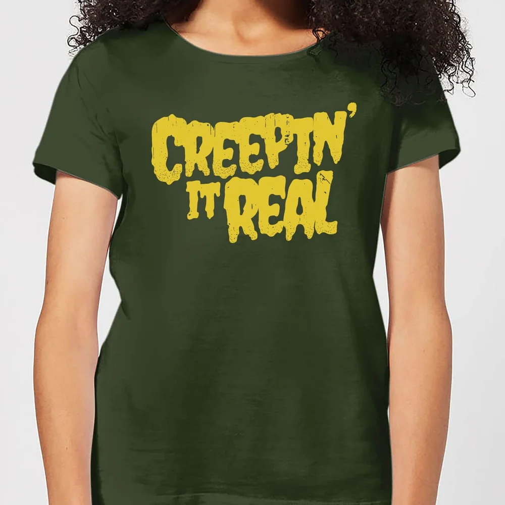 Creepin it Real Women's T-Shirt - Forest Green - S - Waldgrün Bild 1