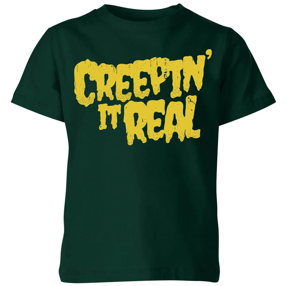Creepin it Real Kids' T-Shirt - Forest Green - 3-4 Jahre - Waldgrün Bild 1