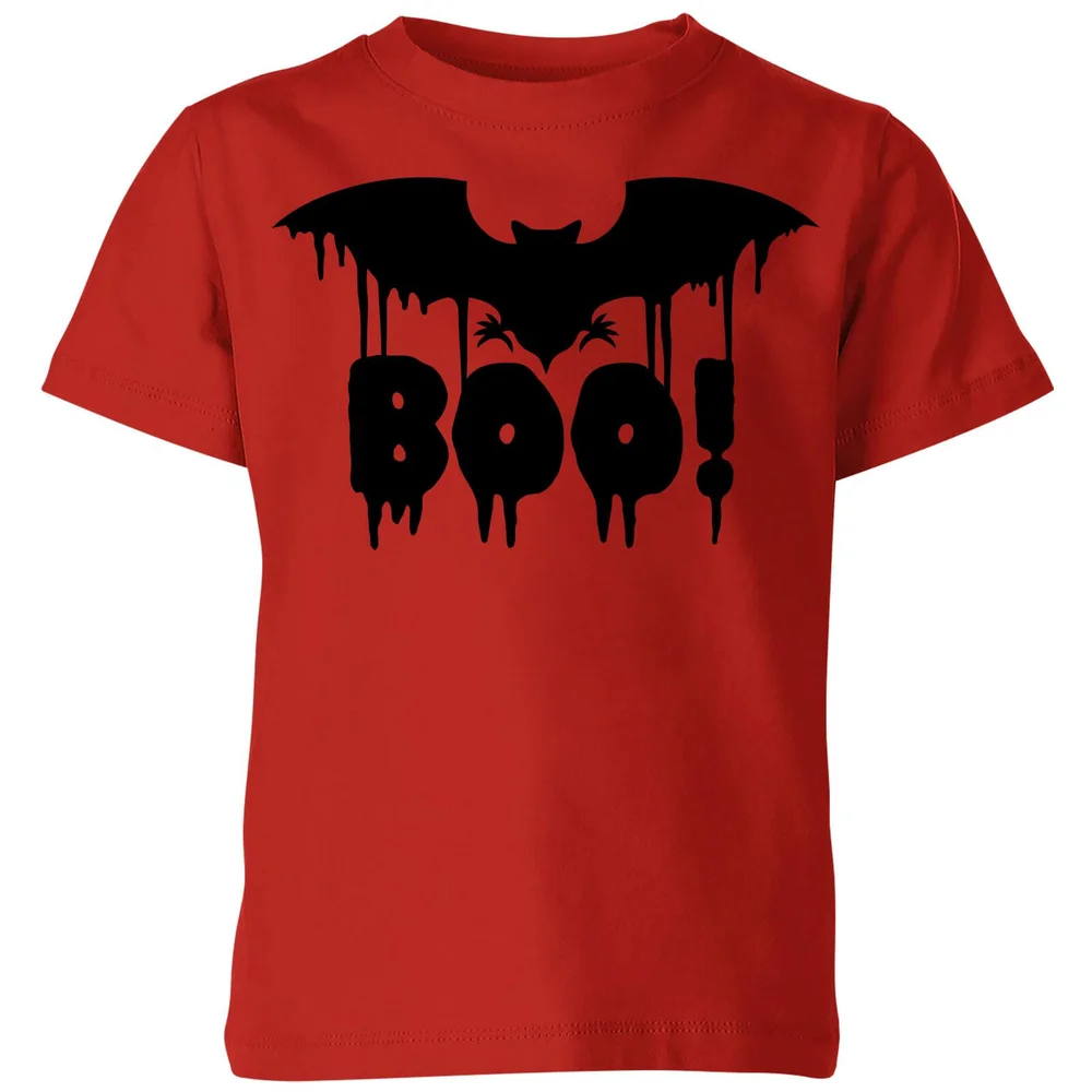 Boo Bat Kids' T-Shirt - Red - 3-4 Jahre Bild 1