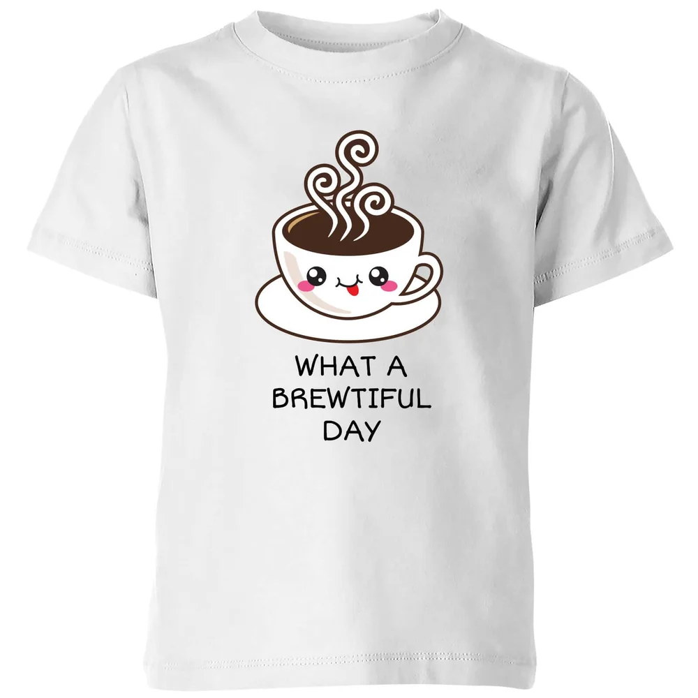 My Little Rascal What A Brewtiful Day Kids' T-Shirt - White - 3-4 Jahre - Weiß Bild 1