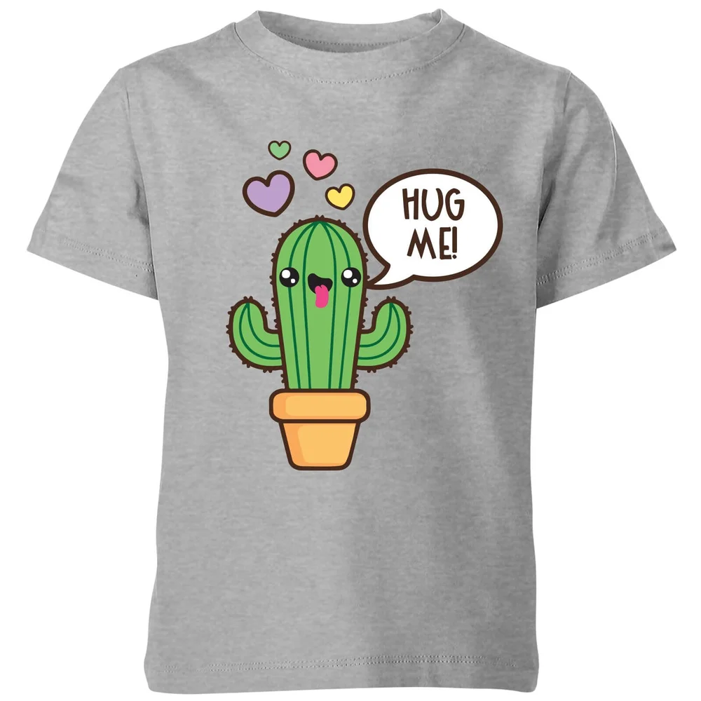 My Little Rascal Hug Me Cactus Kids' T-Shirt - Grey - 3-4 Jahre - Grau Bild 1