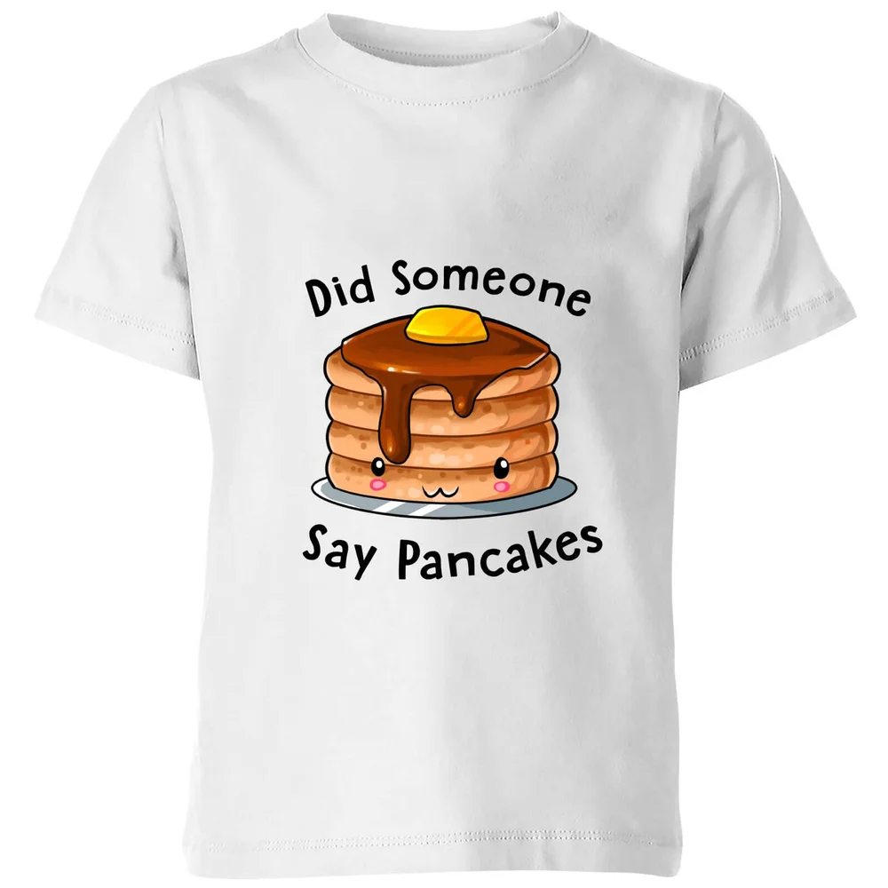 My Little Rascal Did Someone Say Pancakes Kids' T-Shirt - White - 3-4 Jahre - Weiß Bild 1